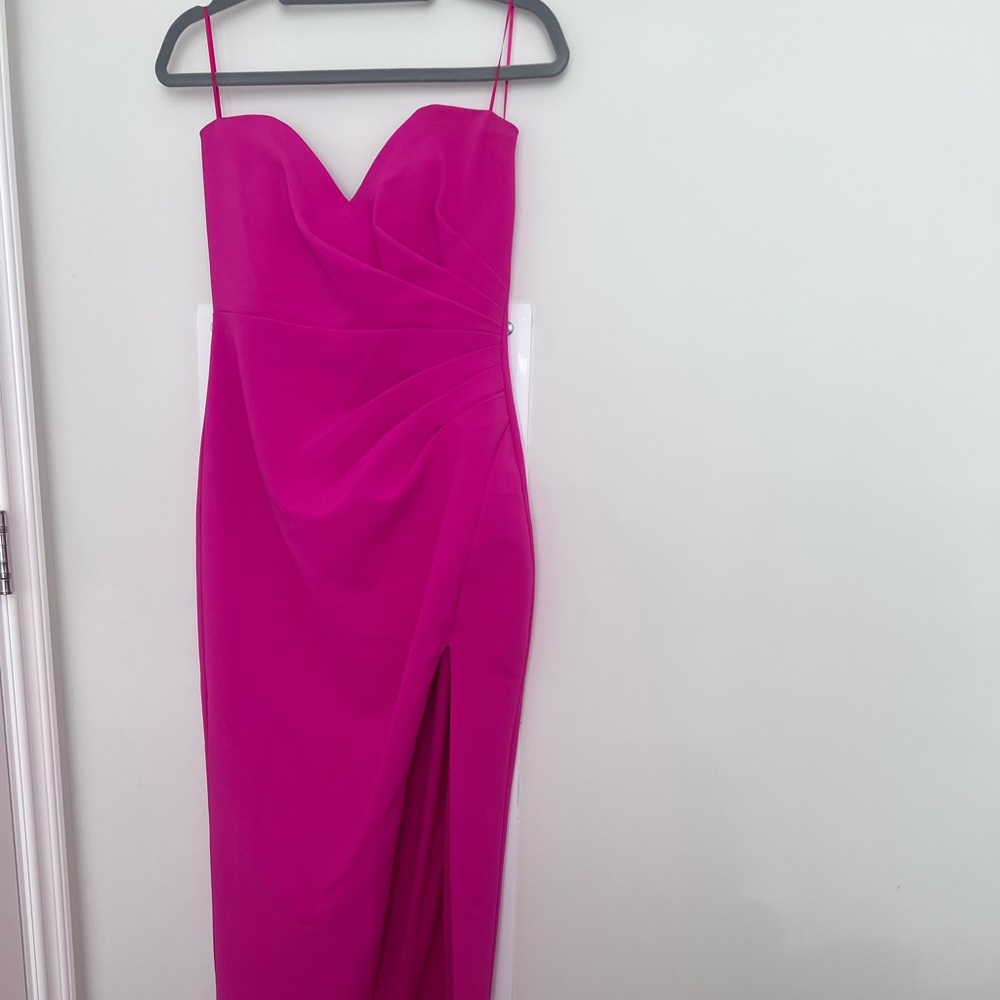 Beautiful pink dress from city lux in size M but fits like a small. Worn once.